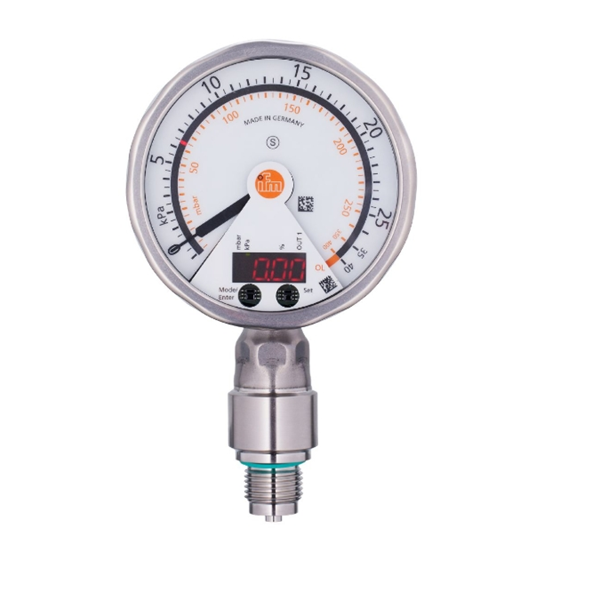 德國IFM易福門帶模擬顯示屏的齊平式壓力傳感器PG2437 PG-001-REB12-MFRKG/US/ /P